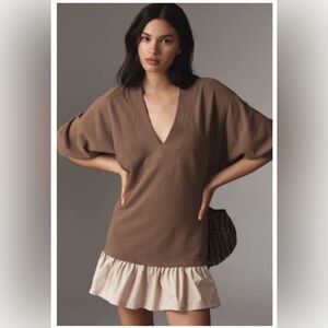 Anthropology sweatshirt skirt, mini dress.